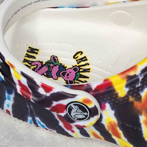 Grateful Dead x Chinatown Market Crocs Mens 7 Womens 9 Classic Clogs New - Picture 7 of 10